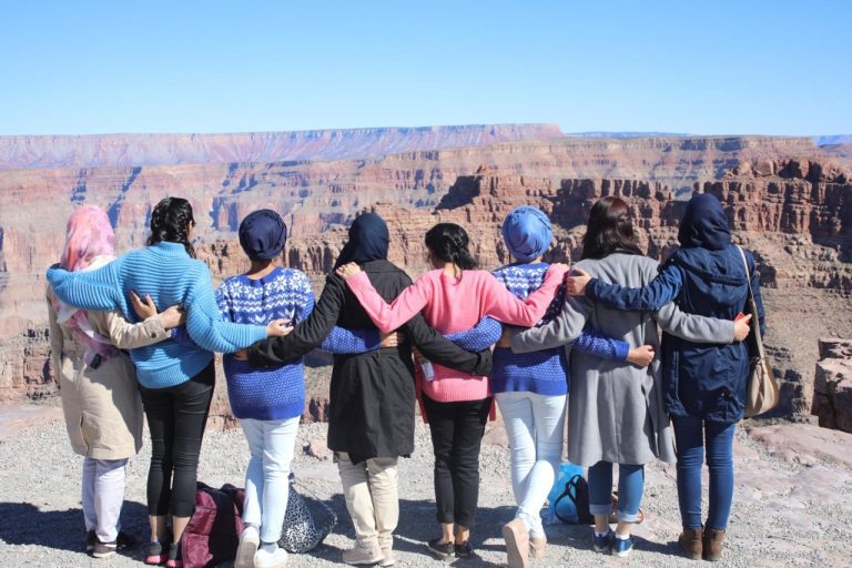 Exchange Scholars Spring Excursion to the Grand Canyon, 2018