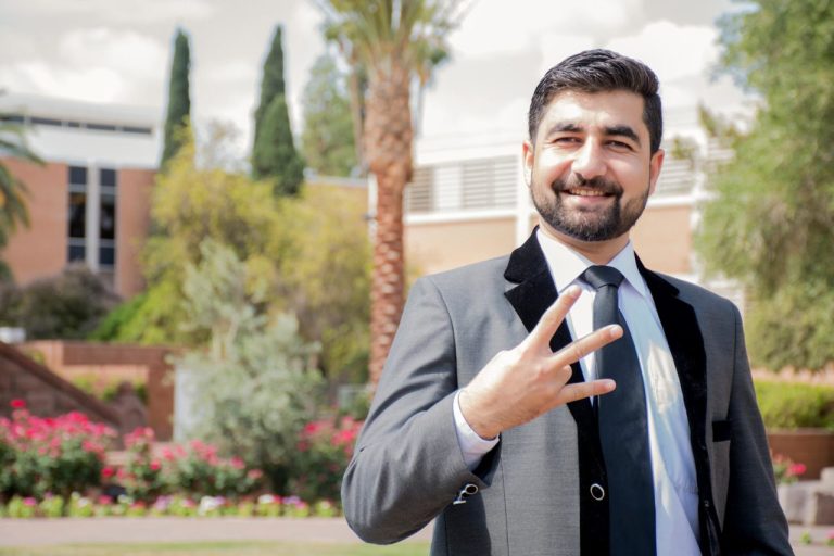 Qais Ali spent a semester at ASU as a USPCASE exchange scholar.